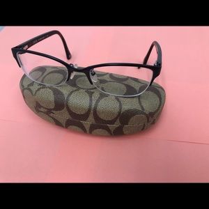 Coach Eyeglasses NEW and never used case